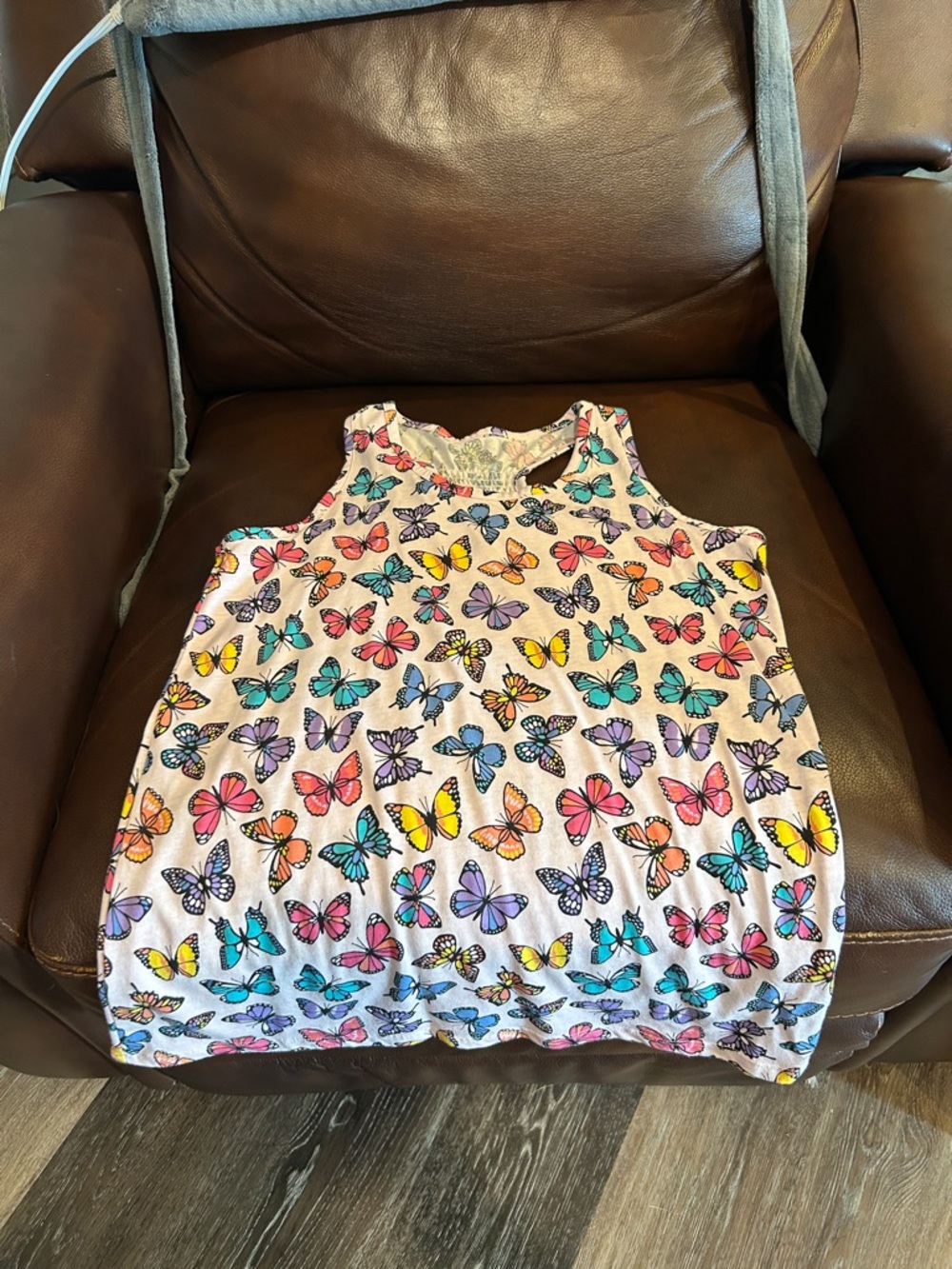Children’s Place Pink Butterfly Print Tank